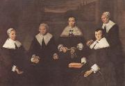 Frans Hals Regentesses of the Old Men's Almshouse in Haarlem (mk08) oil painting reproduction